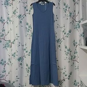 New York Petite Ponte Knit Dress With Hem Slit